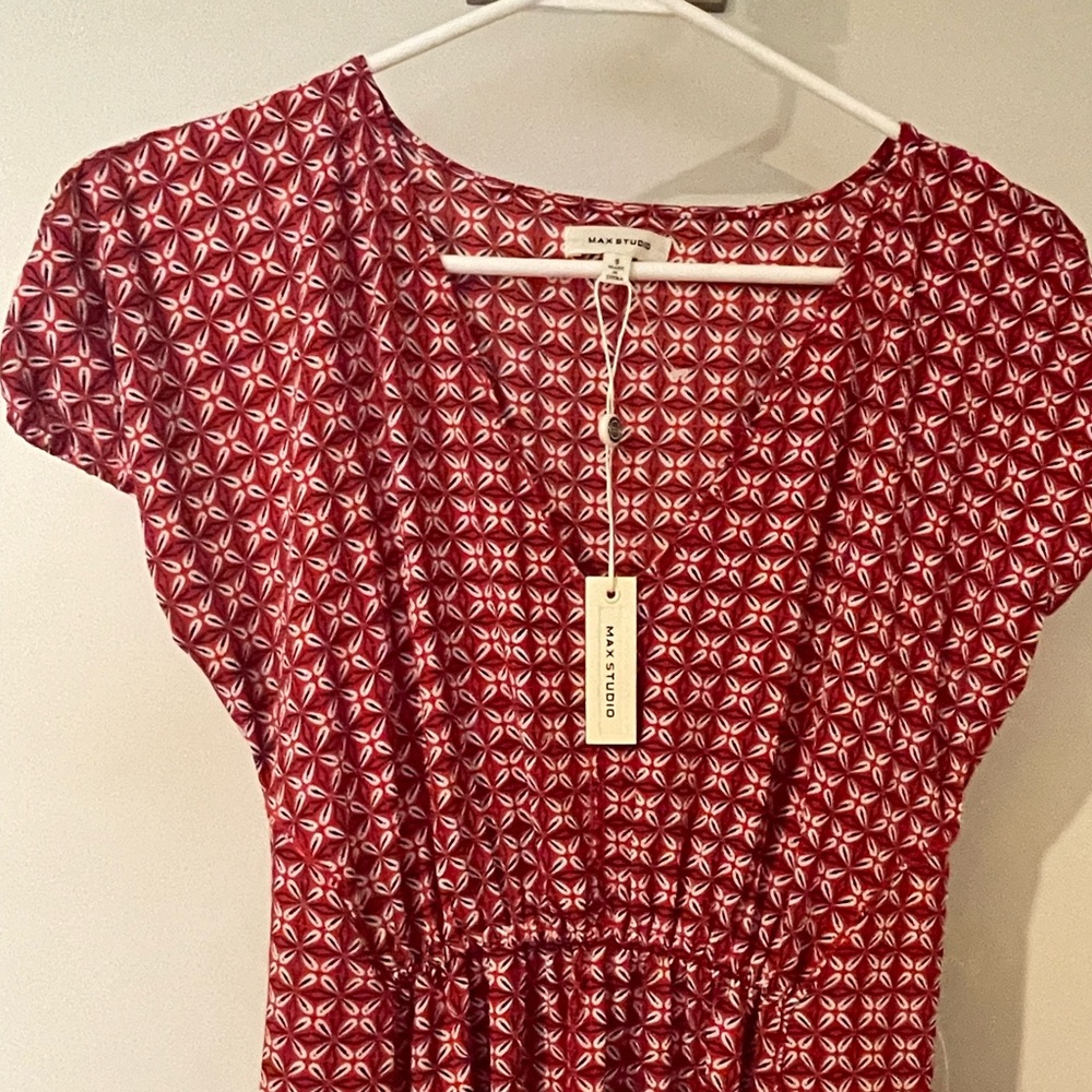 ✨nwt✨ Max Studio - Maxi Print Dress - Sz Small - Picture 2 of 13